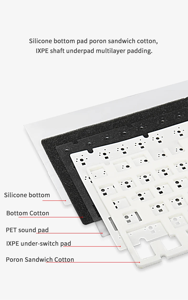 Mechanical Keyboard Wired/2.4GHz/BT for PC