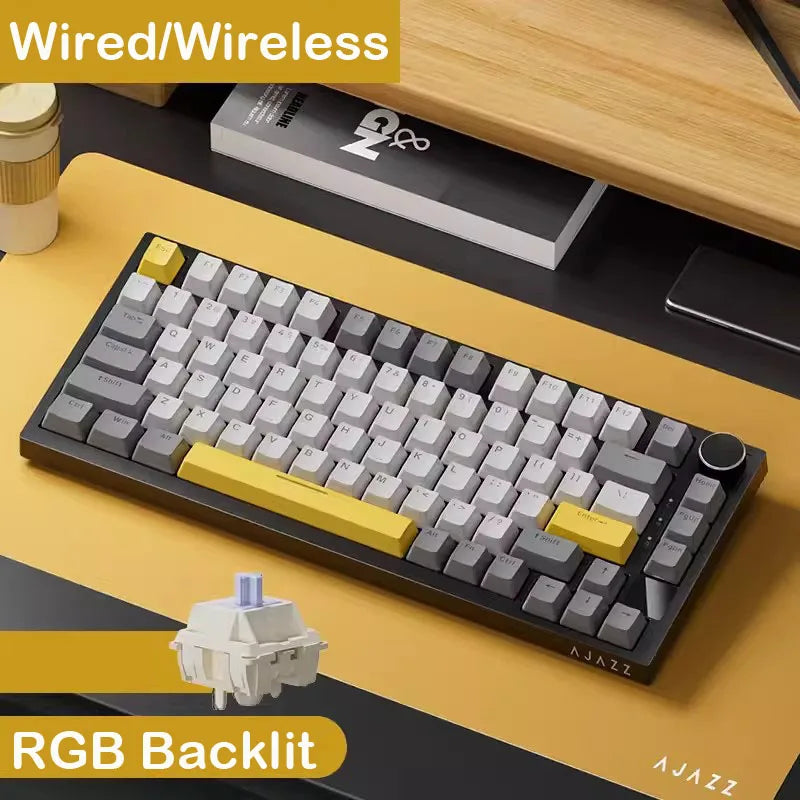 Mechanical Keyboard Wired/2.4GHz/BT for PC