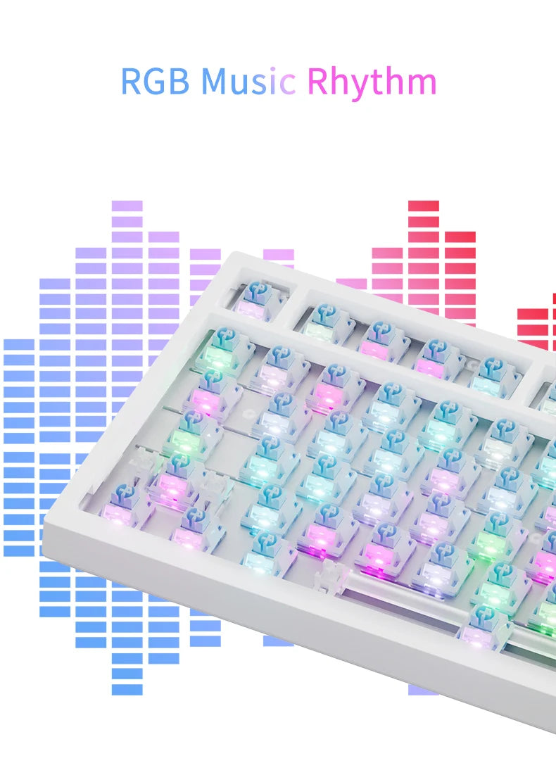 Mechanical Keyboard Wired/2.4GHz/BT for PC