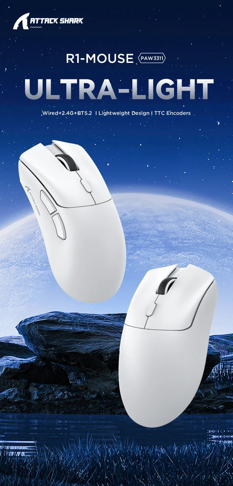 Wireless Gamer Bluetooth Mouse