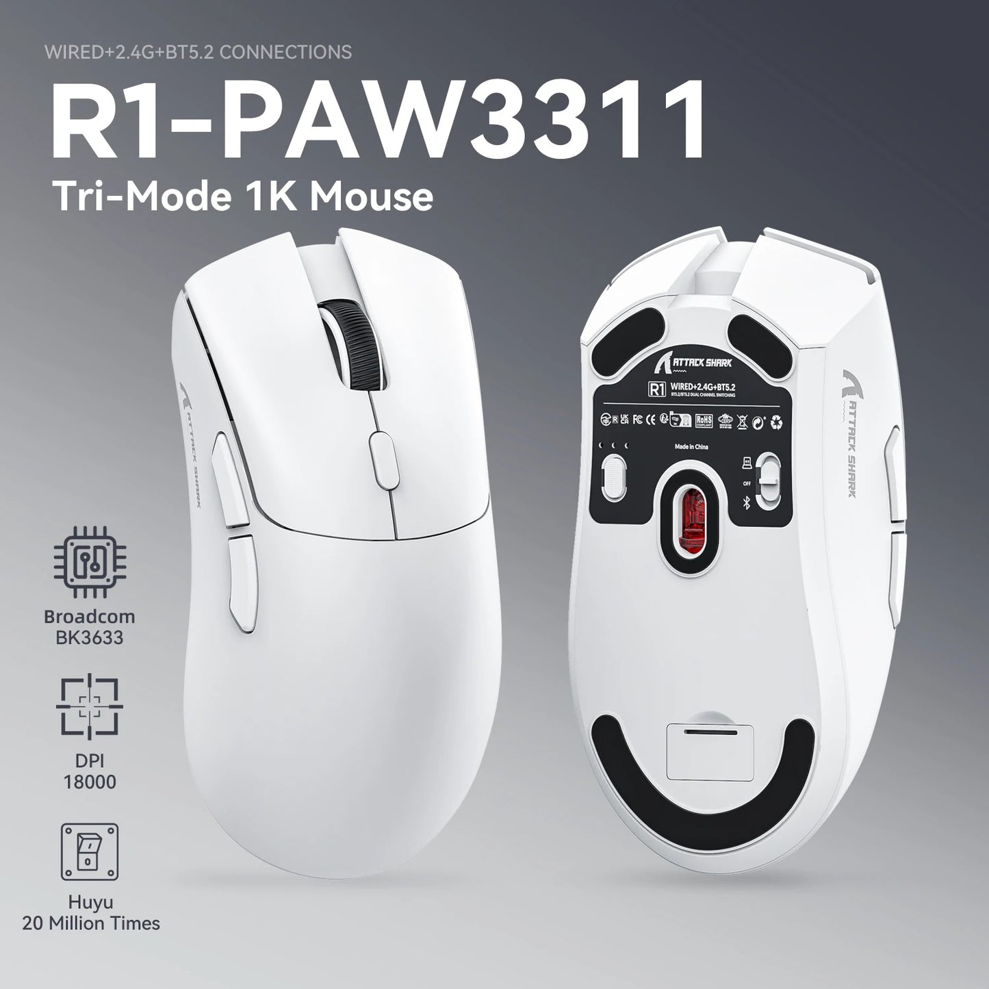 Wireless Gamer Bluetooth Mouse