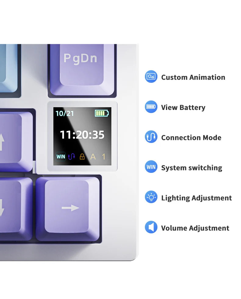 Mechanical Keyboard Wired/2.4GHz/BT for PC