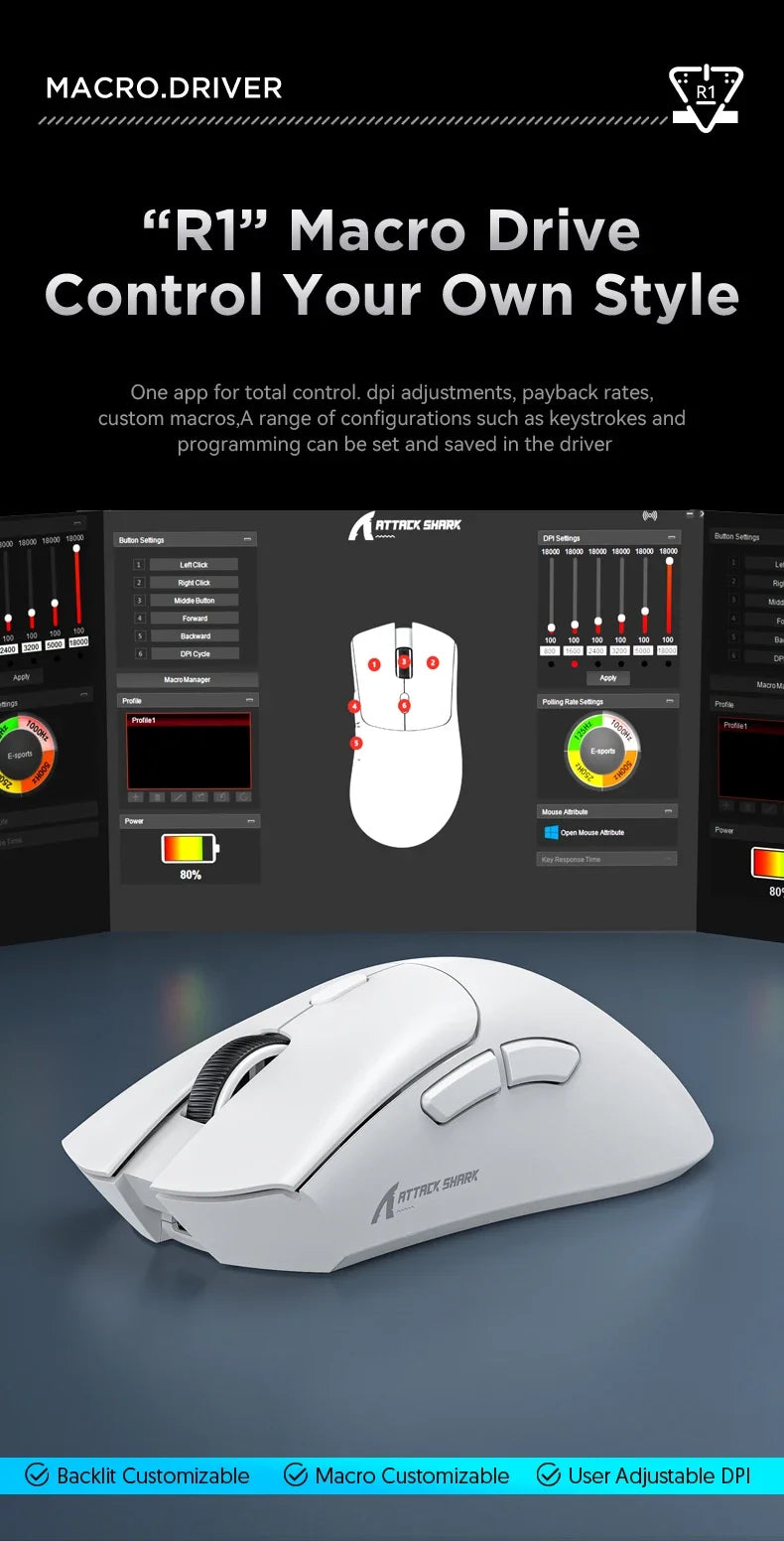 Wireless Gamer Bluetooth Mouse